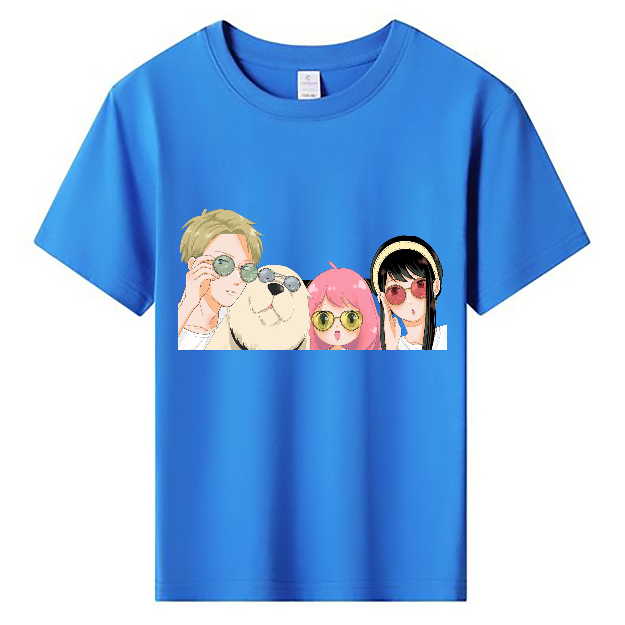 （画像用） SPY×FAMILY间谍家家酒 綿100％キッズTシャツ（フロントプリント）